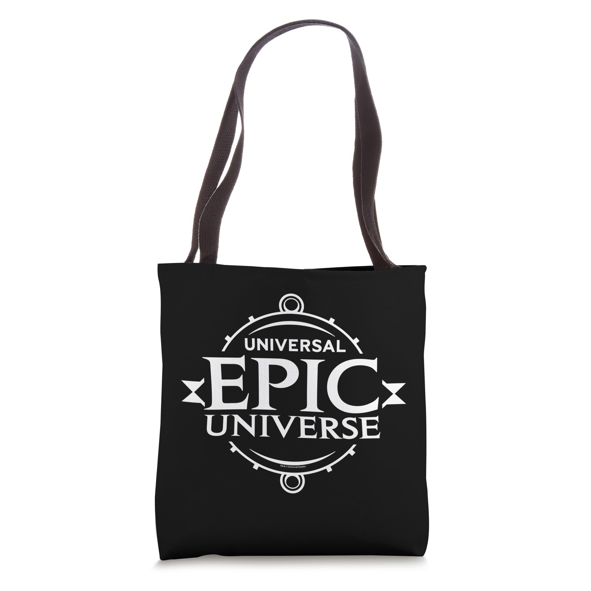 Universal Destinations & Experiences Minimalist Logo White Tote Bag for Lifestyle Enthusiasts on the Go
| Universal Des