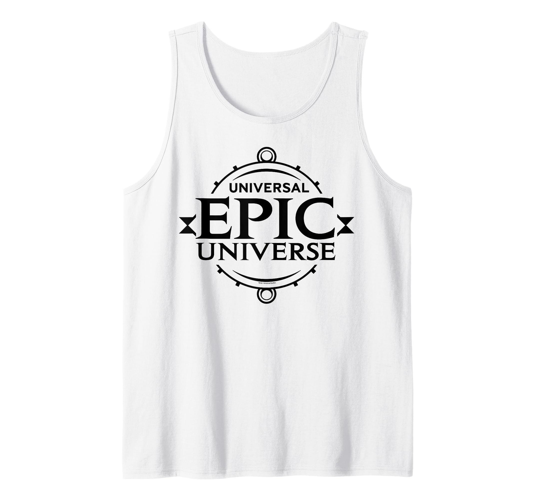 Universal Destinations & Experiences Minimalist Logo Black Tank Top for Adventure Lovers
| Universal Destinations & Exp